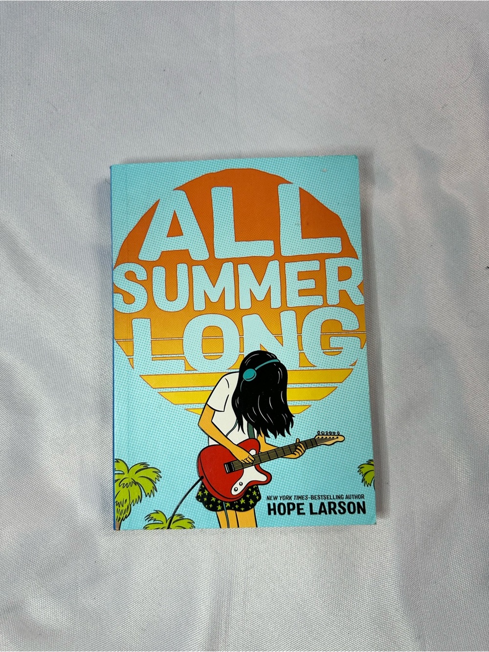 All Summer Long by Hope Larson — Bright Blue & Orange Paperback